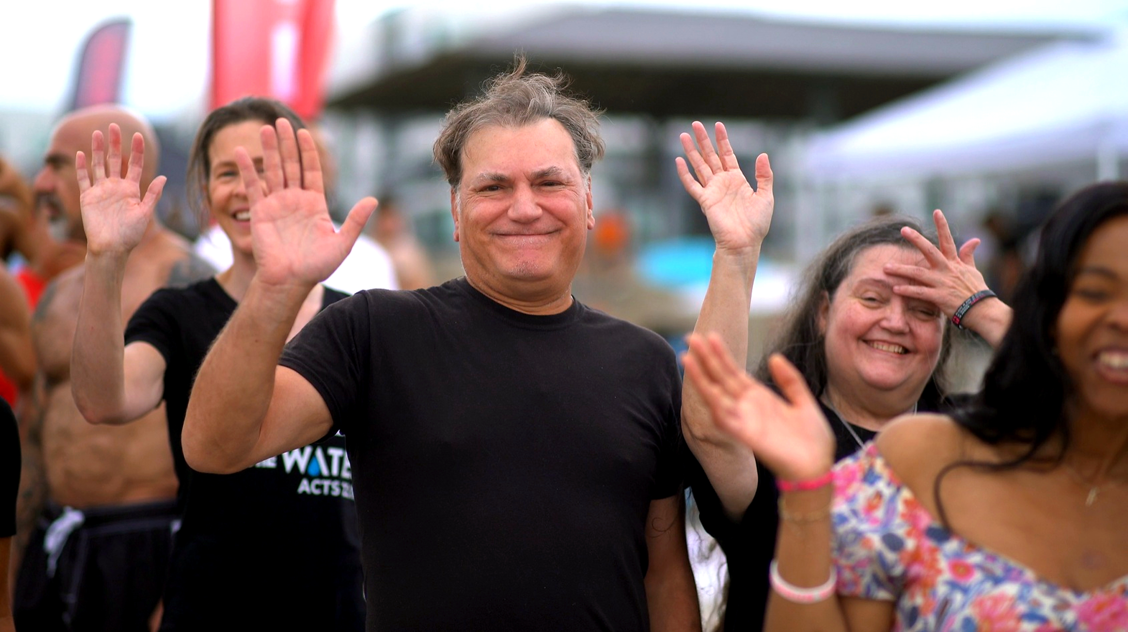 Featured photograph from the Revere Beach public baptism